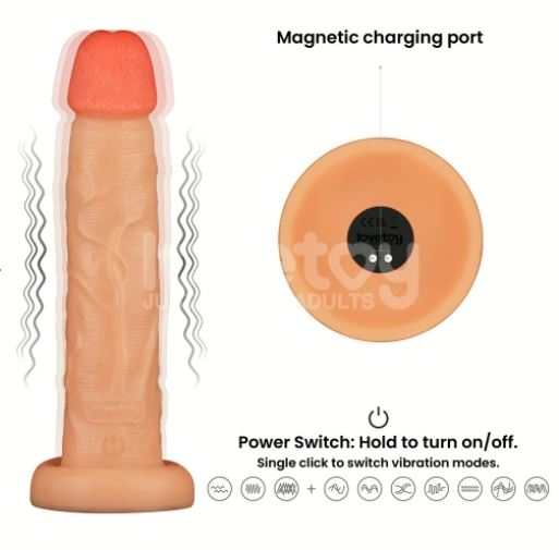 10'' Vibrating Power Basics Cock