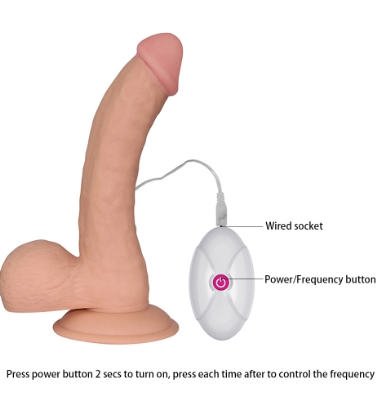 VIBRADOR REALISTA 8"
