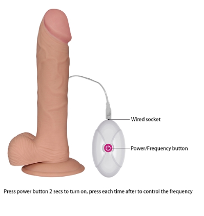VIBRADOR REALISTA 9"