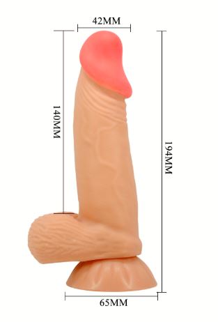 Consolador UR3 Duvall Piel 19 cm