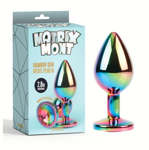 PLUG ANAL RAINBOW M