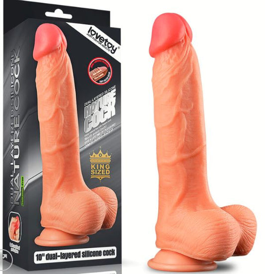 10″ Dual Layer Platinum Silicone