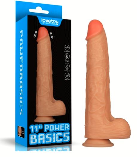 11'' Vibrating Power Basics Cock