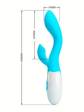 Vibrador Brighty Turquesa