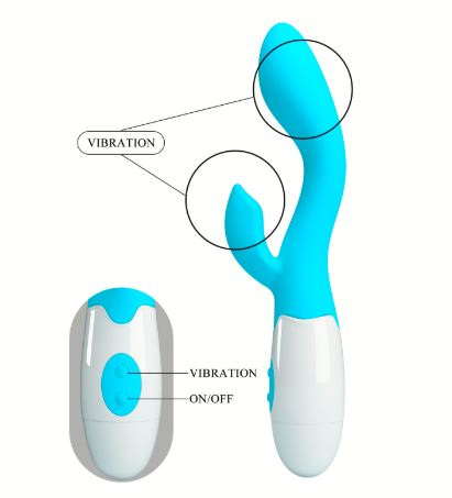 Vibrador Brighty Turquesa
