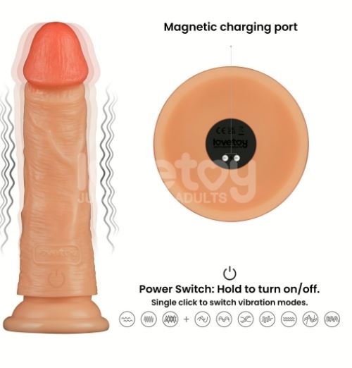 7'' Vibrating Power Basics Cock