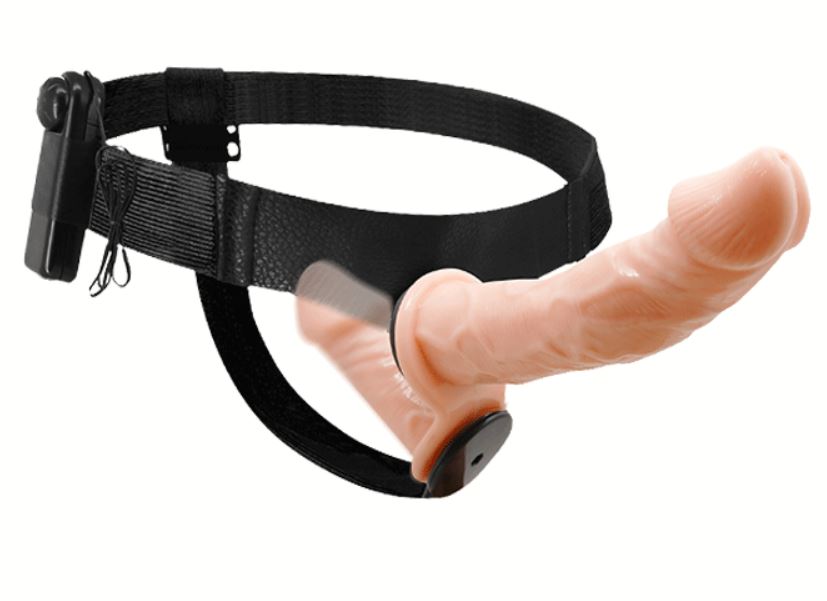 VIBRADOR DOBLE  ULTRA STRAP