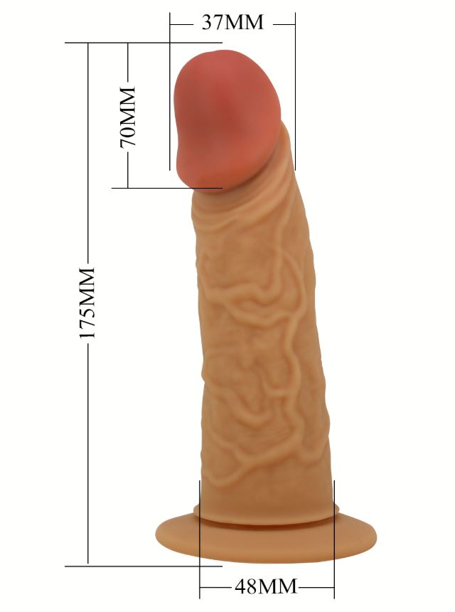 PROTESIS REALISTA CON VIBRADOR  DRABEN