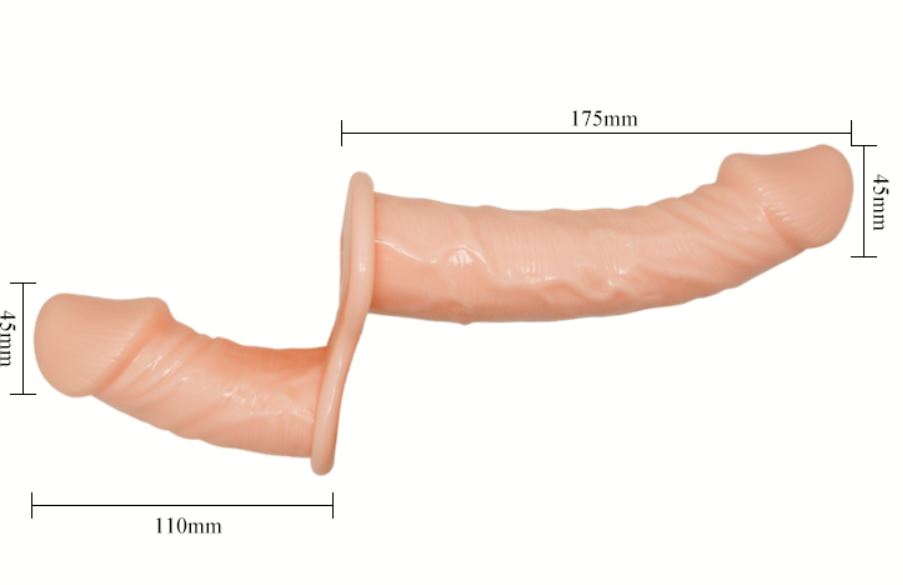 VIBRADOR DOBLE  ULTRA STRAP