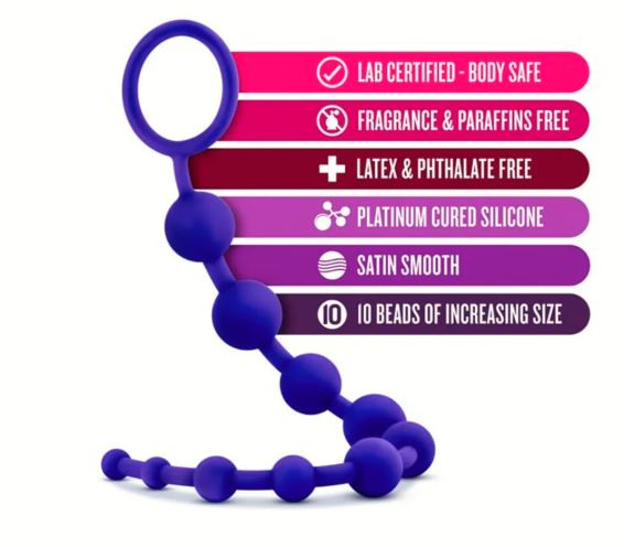 PLUG ANAL LUXE BLUE