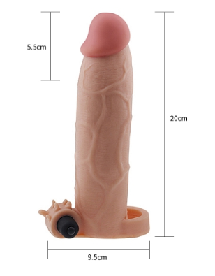 FUNDA EXTENCION CON VIBRADOR
