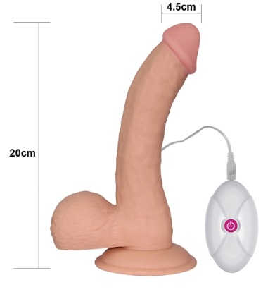 VIBRADOR REALISTA 8"