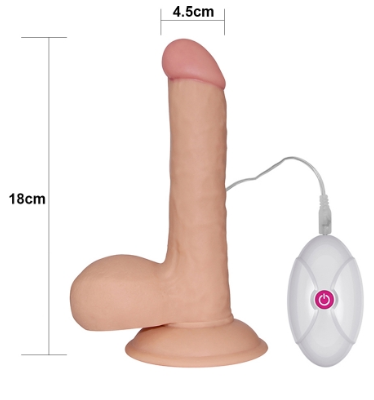 VIBRADOR REALISTA 7.5" 10 FUNCIONES