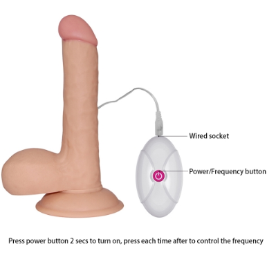 VIBRADOR REALISTA 7.5" 10 FUNCIONES